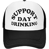 I Support Drinking During The Day Trucker Hat Unisex Adult Hats Adjustable Cap for Men and Women Classic Fishing Caps