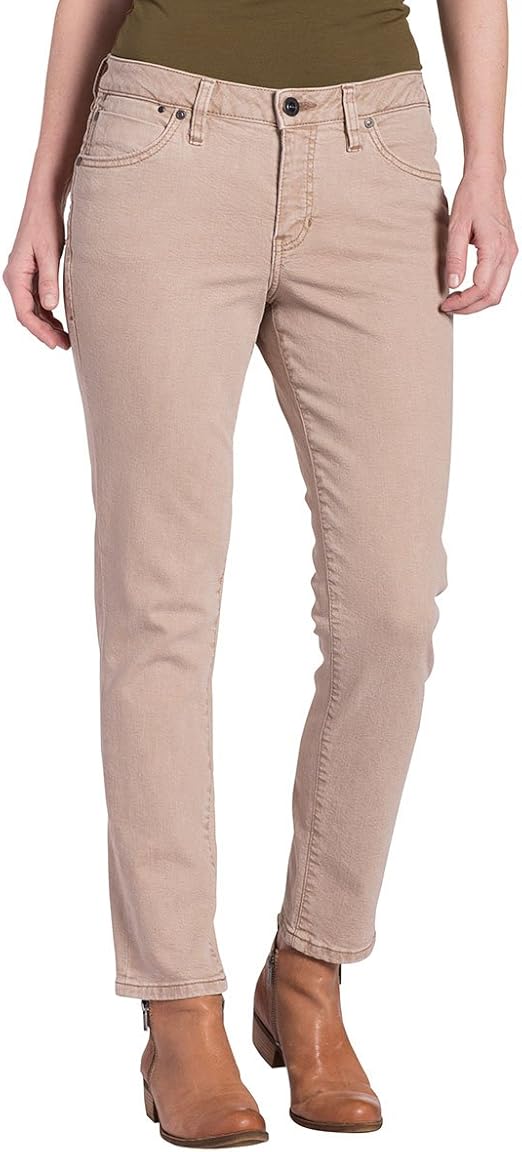 Jag Jeans Women's Penelope Ankle in Colored Denim, Beige, 2 at Amazon