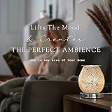 Natural Sources Stunning Electric Oil Burner Wax Warmer with LED Light UK Safety view 5