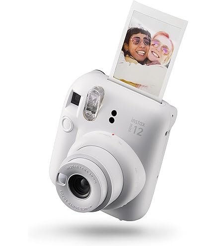 Câmera instantânea Fujifilm Instax Mini 12 branca (Clay White) +