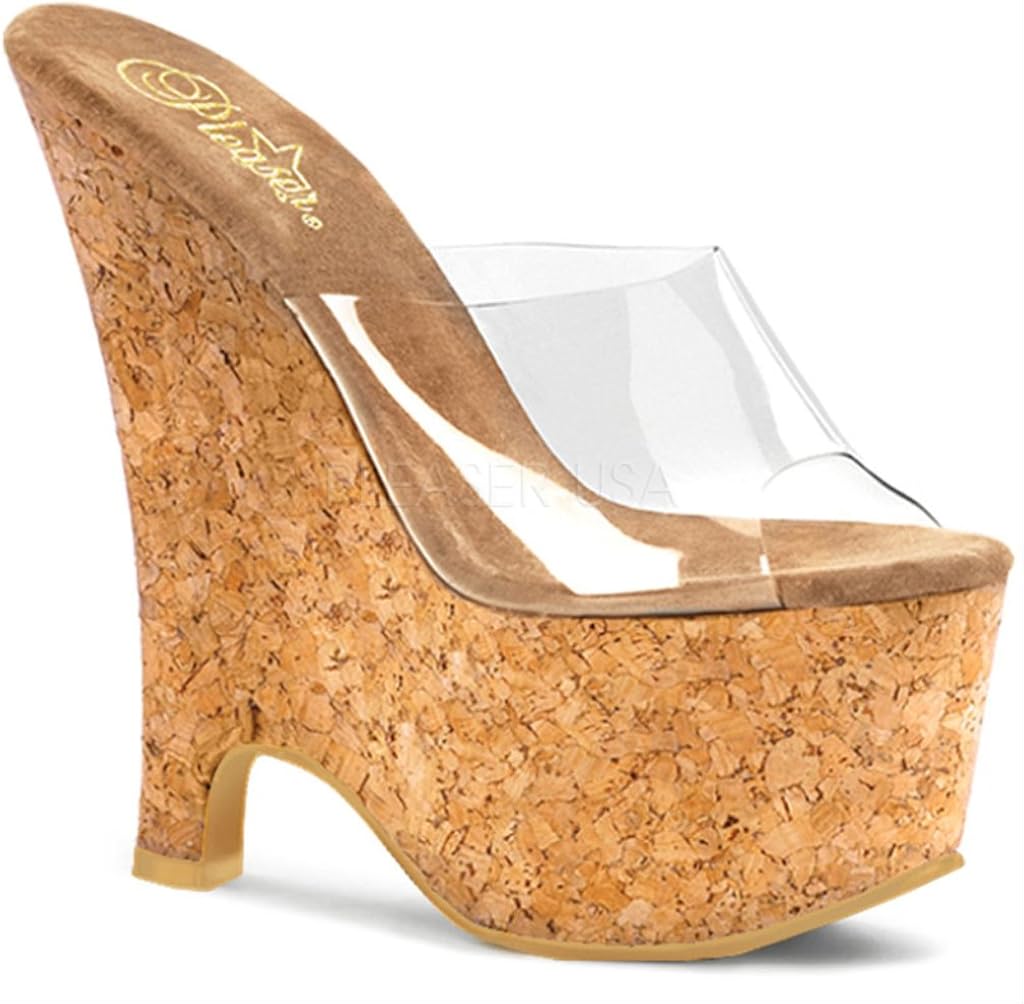 clear cork wedges