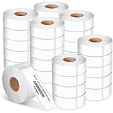 COLORWING 1-1/8" x 3-1/2" LW 30252 Barcode/Address/Shipping Label Refills, Compatible with Dymo Label Writer 450, 450 Turbo, 4XL, 400 Printers, 28mm x 89mm [30 Rolls/10500 Labels]