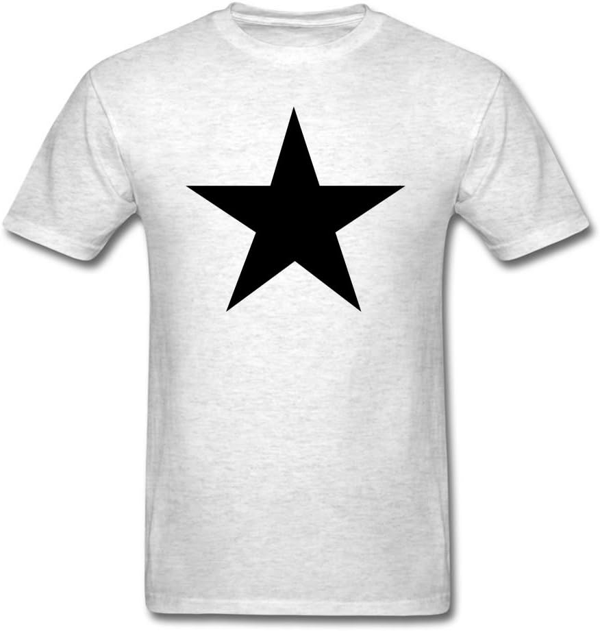 Bnonyhu Men's Avril Lavigne Black Star T-Shirt