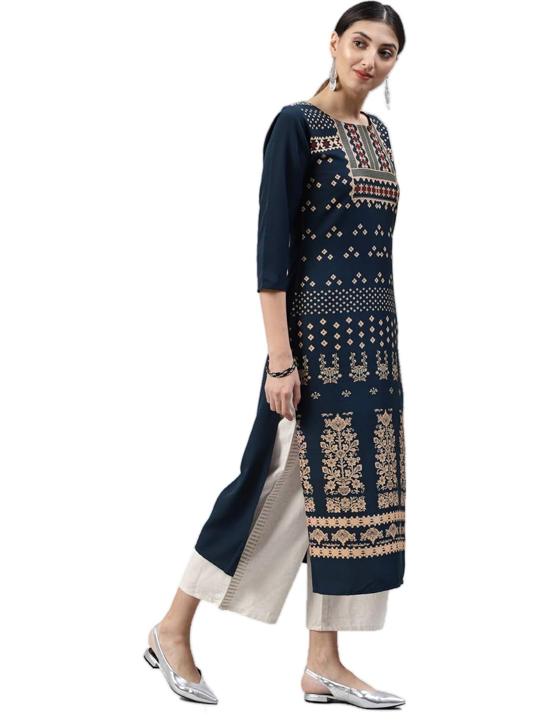 vaamsi women's a-line kurta