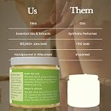 Bare Botanics Matcha Eucalyptus Sea Salt Body Scrub 24oz Natural Vegan Cruelty view 7