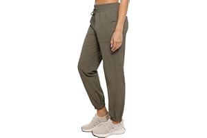 Cosmolle Womens Golf Pants Quick Dry Ultra Light Stretch Pockets Soft Workout Pants for Travel with Inside Drawstrings