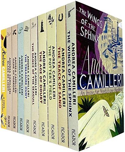 Andrea Camilleri Inspector Montalbano Mysteries 10 Books