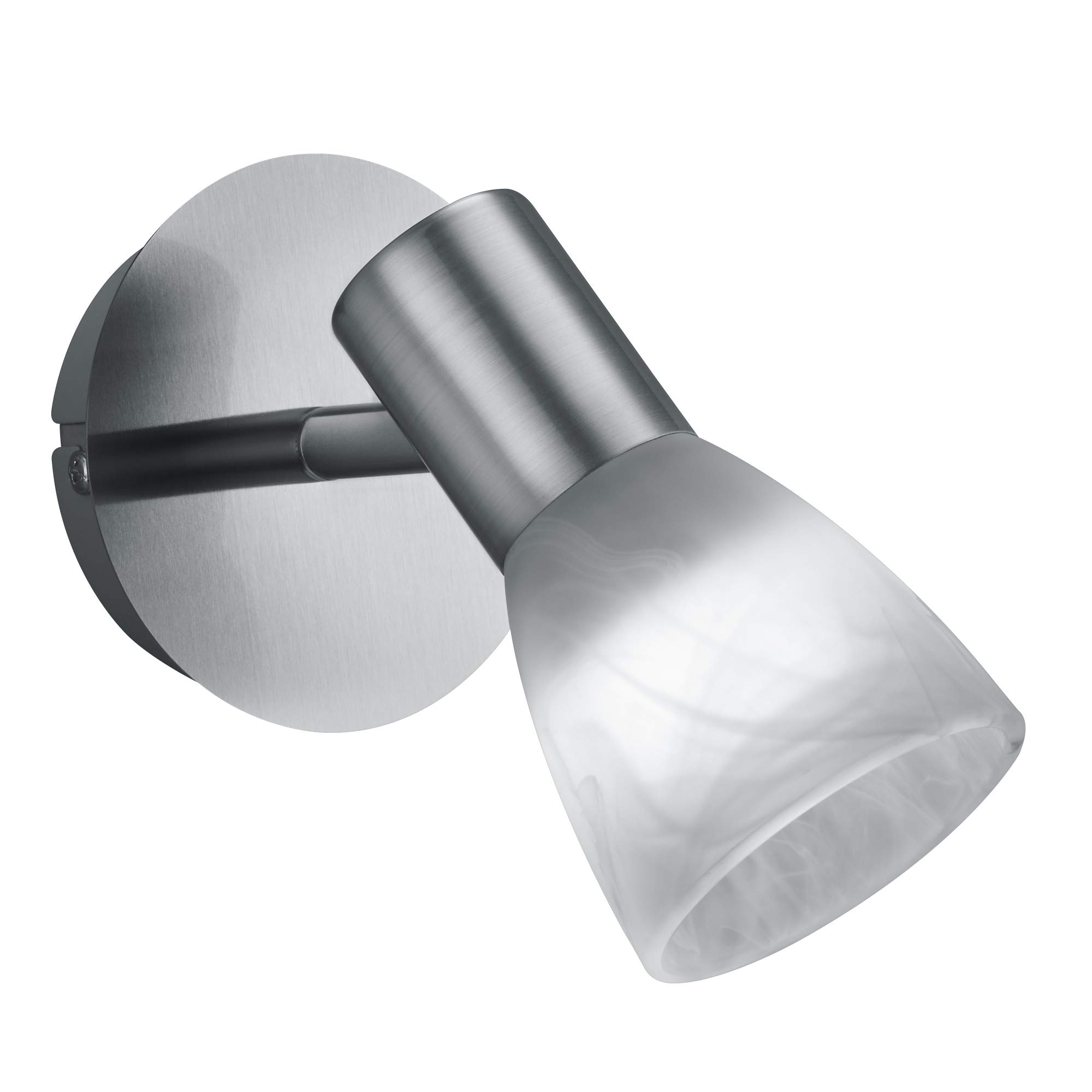 Reality Leuchten Wall Spotlight, Metal, Matte Nickel