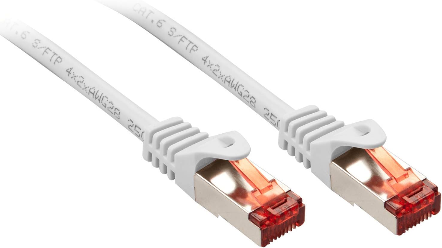 Lindy Cat. 6 S/FTP 10 m 10 m Cat6 S/FTP (S-STP) White - (10 m, Cat6, Network Cable RJ-45, RJ-45, S/FTP (S-STP), White)