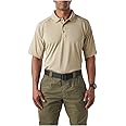 5.11 Tactical Men's Performance Short Sleeve Polo, 100% Polyester, Moisture Wicking, Style 71049