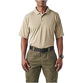 5.11 Tactical Men's Performance Short Sleeve Polo, 100% Polyester, Moisture Wicking, Style 71049