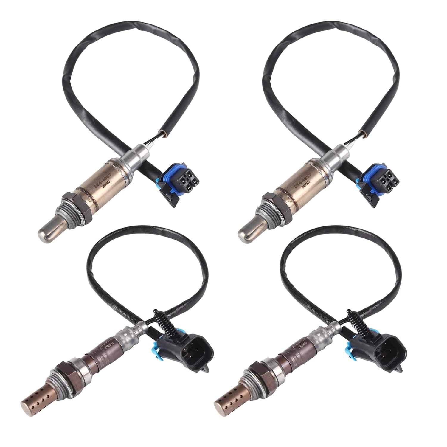 Photo 1 of Oxygen Sensor Upstream and Downstream Fits for Chevy Tahoe Silverado Suburban 1500 2500 3500 HD, for GMC Sierra Yukon XL, for Cadillac Escalade ESV EXT, O2 Sensor Replace 234-4018 234-4337 4Pcs