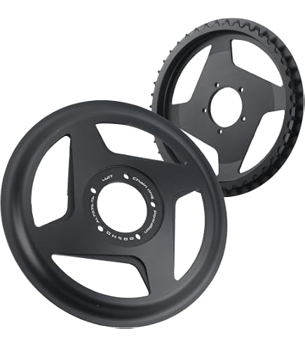 Pédalier de vélo électrique 36 dents en alliage d'aluminium 6061 pour chaîne Bafang 6 7 8 9 vitesses, léger, 90 g Pédalier de vélo électrique 36 dents en alliage d'aluminium 6061 pour chaîne Bafang 6 7 8 9 vitesses, léger, 90 g