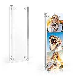 Vowcarol Photo Booth Frame 2x6 Picture Frame, Clear