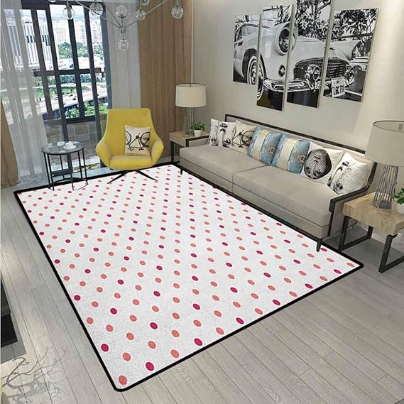 Amazon.com: Coral Bath Rugs Non-Slip Entry Rug Classical ...