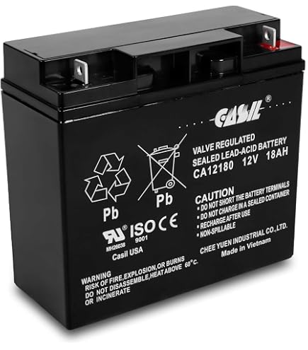 Amazon.com: Casil 12V 18Ah SLA Battery Compatible with 7500 EXL Portable  Generator : Health & Household