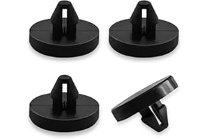 NTNEV 4 PCS Brake Switch Stopper, Clutch Pedal Stopper, Car Brake Light Switch Stopper, Brake Switch Pad, 90541-06036 (Black)