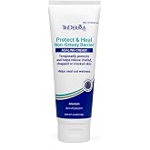 TriDerma Protect &amp; Heal Non-Greasy Moisture Barrier Skin Protectant Incontinence Cream for Adult Diaper Rash, Chafing, Redness, Sensitive Skin with Dimethicone, Aloe Vera, FSA Eligible 4 oz