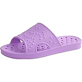 shevalues Shower Shoes for Women Men with Arch Support Quick Drying Pool Slides Lightweight Beach Sandals with Drain Holes