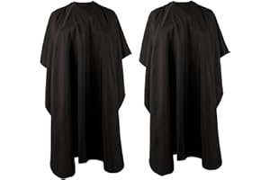 YELEGAI Professional Hair Cutting Cape(2 Pack), Salon Barber Cape with Adjustable Snap Closure