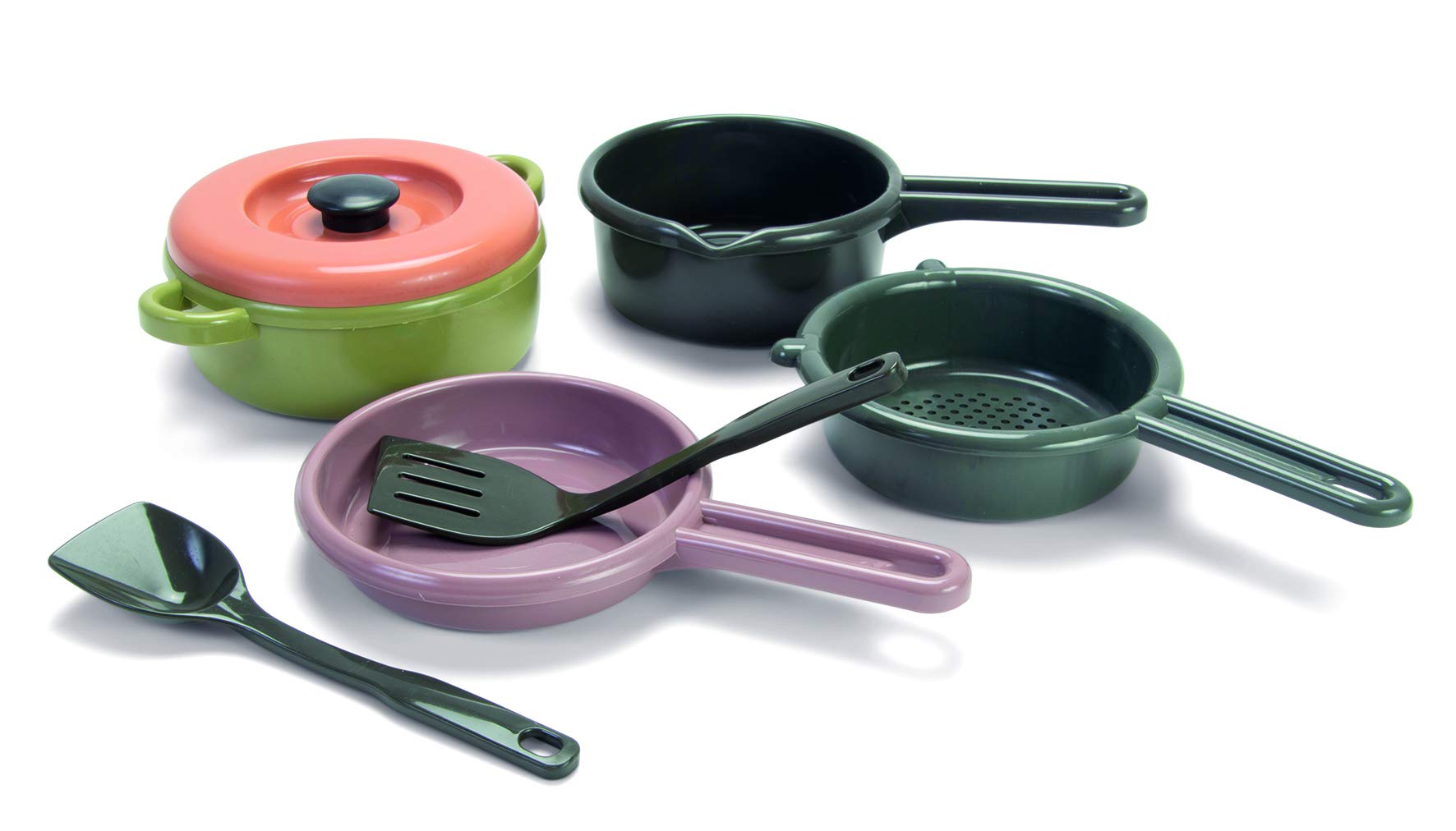 Dantoy Play Kitchen Pots Pans Sieve Set