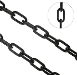 JMIATRY 6mm x 6m Stainless Steel Chain Black Galvanized Welded Link view 3