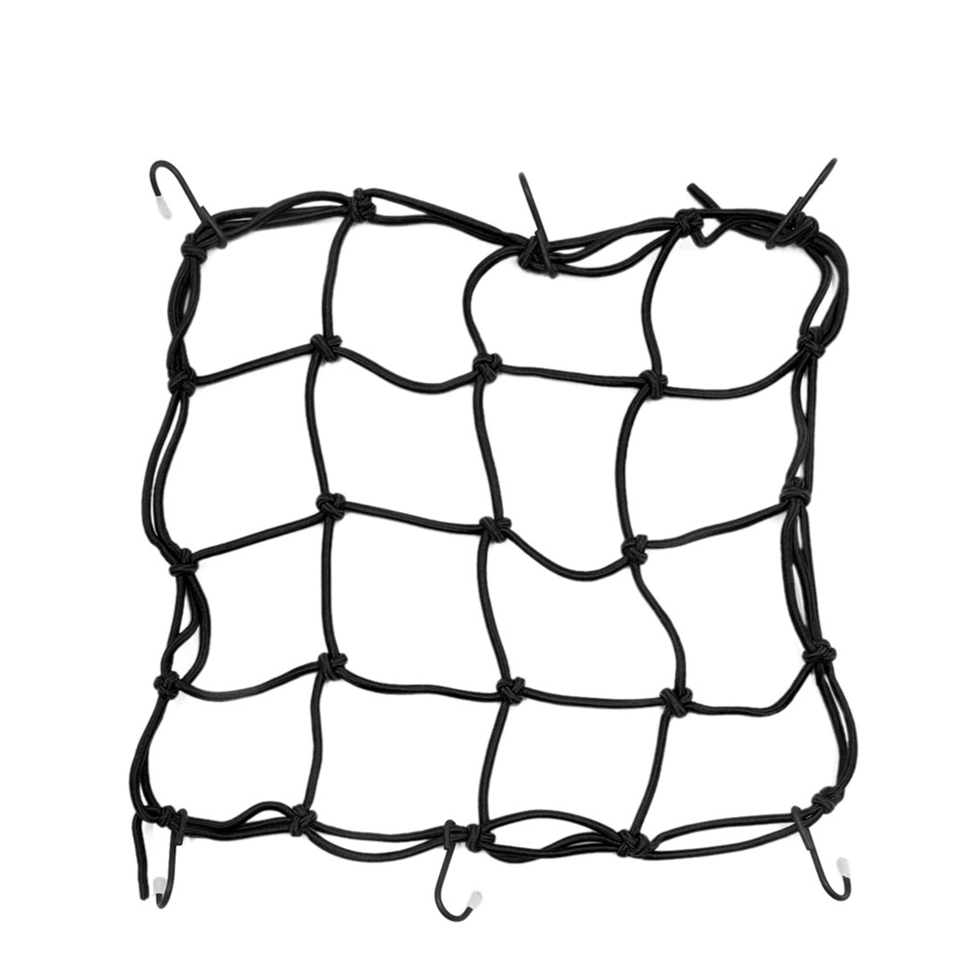 sourcingmap 13 Inches x 13 Inches Black Elastic Helmet Mesh Net for Bike