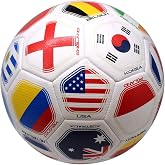 Tripact Inc 2026 World Flag Country World Flag Training Outdoor Soccer Ball &ndash; Size 5 &ndash; (S Grade)