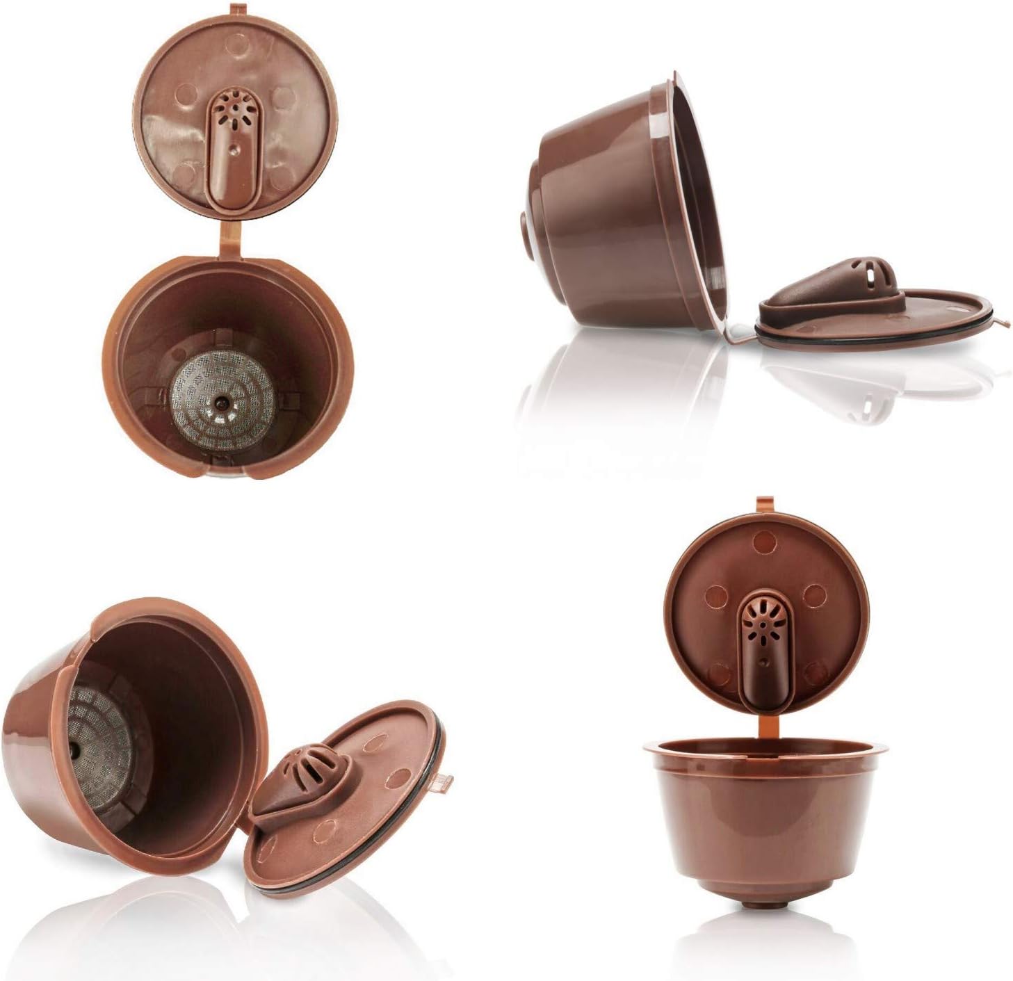 JZK 3 x Filtros cápsulas de café Reutilizable para cafetera Dolce Gusto  capsulas rellenables de café de máquina filtros para café molido Filtros y  repuestos para cafeteras Café y té futakuchi-hakata.com