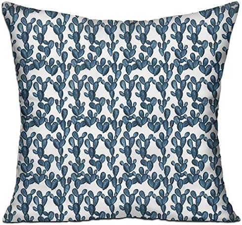 Aminayo Pillow Cover Navy Paddle Cactus Cushion Case with Harmless Material For Daily Necessities Keep Warm