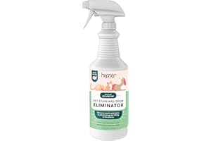Hepper Advanced Bio-Enzyme Pet Stain & Odor Eliminator Spray - Smell, Stain & Urine Remover for Cats, Dogs & Other Animals - 