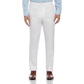 Cubavera Men's Delave 100% Linen Pant, Flat Front Lightweight Fabric, Relaxed Summer Pants For Men