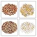 OPount 310 Pieces Dreadlocks Beads DIY Hair Braid Accessories with Natural Painted Wood Beads, Braid Rings Hair Hoops, Dreadlocks Beads and Hair Clips for Hair Decoration