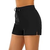 Tournesol Women's Swim Shorts High Waisted Bathing Suit Bottoms Swimsuit Tankini Boy Shorts with Liner