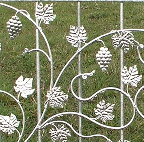 Gabella Eisenzaun Metallzaun Schmiedeeisen Zaun Bachus-Z100/200 verzinkt – Bild 8