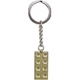 Lego Gold 2x4 Stud Key Chain