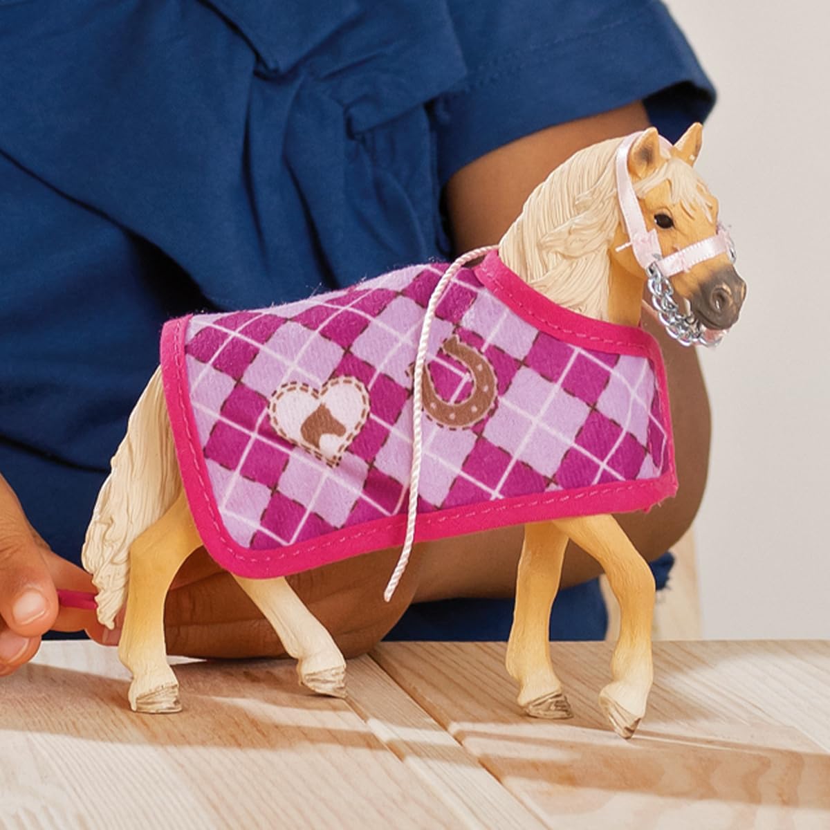 Schleich Horse Club, Horse Toys for Girls and Boys, Sofia's Fashion Creation Horse Set with Horse Figurine and Accessories, 3 Pieces, Ages 5+