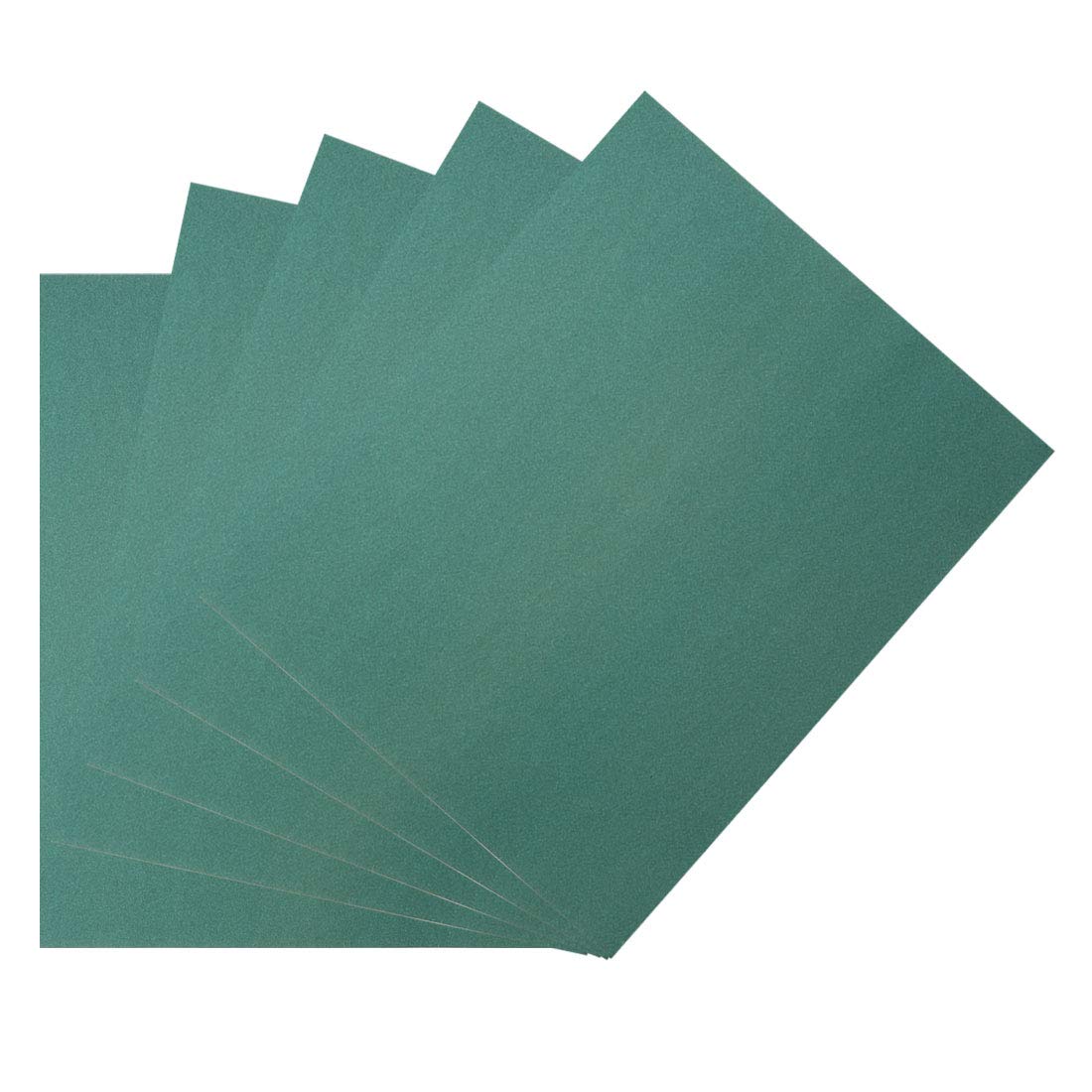 sourcing map 320 Grits Silicon Carbide Sandpaper Sanding Sheets 9-inch x 11-inch 5pcs