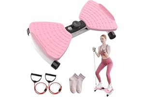 SYKART Waist Twisting Machine, Ab Twister Board for Exercise, Noiseless Exercise Waist Twister for Home Gym Equipment, 330 lbs Capacity | Track Time, Reps, Calories with Digital Display