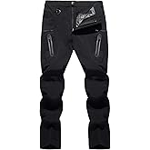 TACVASEN Men's Lightweight Hiking Tactical Pants Waterproof Quick Dry Cargo Work Rain Outdoor Pants 8 Pockets