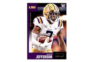 SCORE BASE SET 2020 Score #430 Justin Jefferson LSU Tigers Rookie Football Card