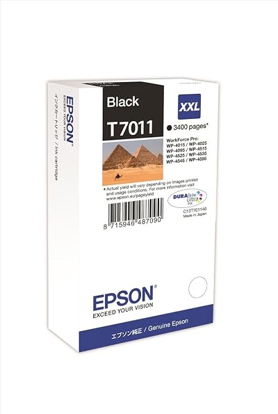 Epson T7011 Black XXL High Yield Ink Cartridge DuraBrite Ultra