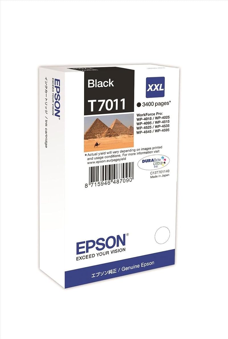 Epson T7011 Black XXL High Yield Ink Cartridge DuraBrite Ultra