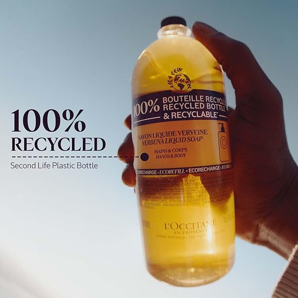 L’OCCITANE SHEA VERBENA HAND & BODY LIQUID SOAP REFILL 16.90 FL. OZ