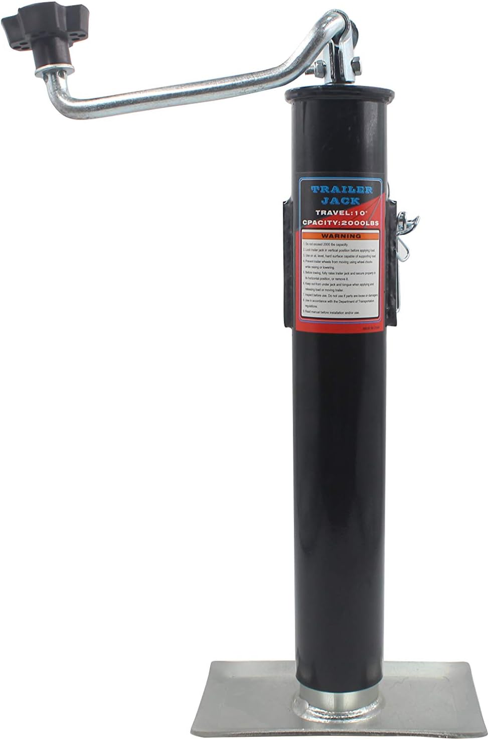 ACDK Weld On Trailer Jack 2000 lb Pound Pipe Jack Heavy Duty Trailer Jack Swivel Jack Pipe