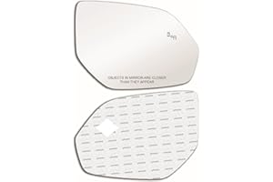Blind Spot Mirror Glass with FULL SIZE ADHESIVE for 2018-2025 Volkswagen Atlas Passenger Side View Right RH