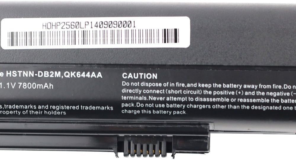 7XINbox 5200mAh HSTNN-DB2M HSTNN-I08C HSTNN-I92C Replacement Laptop Battery for HP EliteBook 2560p 2570p 632015-222 632015-542 632423-001 SX06XL SX09 - Image 3