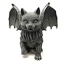 Vampire Dracula Fanged Cat Gargoyle Gothic Candleholder Figurine Sculpture Decor