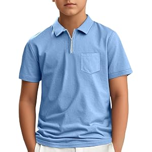Boys Short Sleeve Polo Shirts Classic Tennis Casual Tops for Boys and Girls | uniform shirts for boys boys uniform shirts red