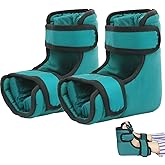 AUSTYLCO 2PCS Heel Cushion Protector Pillow to Relieve Pressure from Sores and Ulcers,Adjustable in Size,Foot Pillowfor Elderly Bedridden Pressure Ulcer Cushion Ankle Pillow for Bed,Wheelchairs
